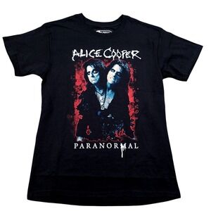 Alice Cooper Paranormal Graphic T-Shirt Mens Large Black Rock Music Tee